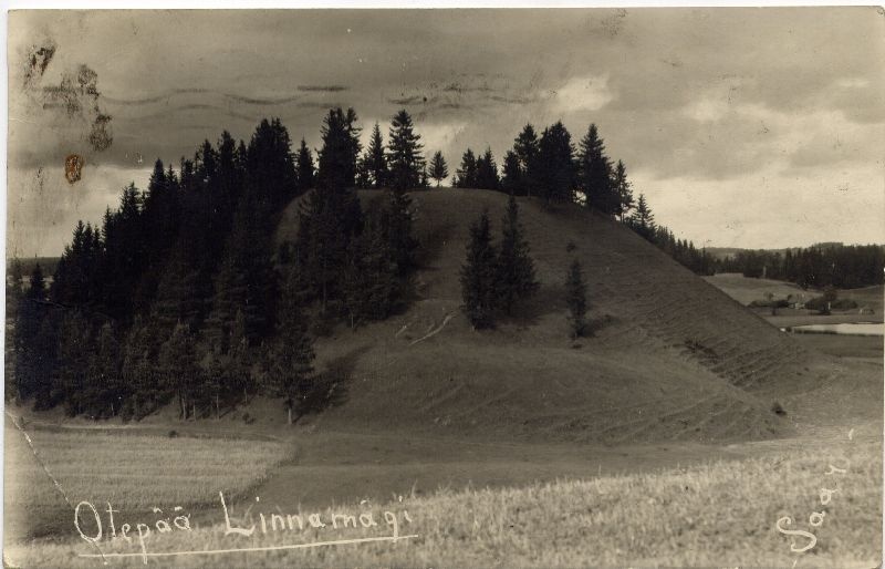 Otepää linnamägi (sended arch. Johann Ostrati 6. Vi 1929)