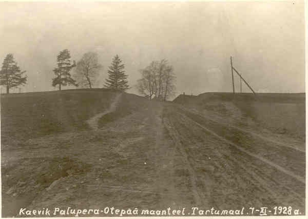 Photo Palupera-Otepää highway in Tartumaa