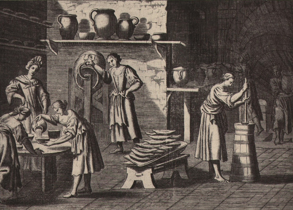 Piimatööstus Saksamaal, 1700.a.