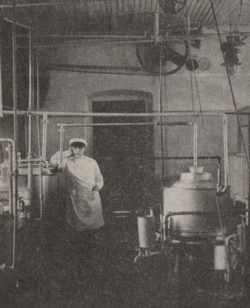 Palamuse piimatalituse koorimisruum, 1932.a.