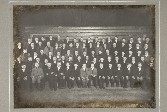 Otepää church camp boys in 1910
