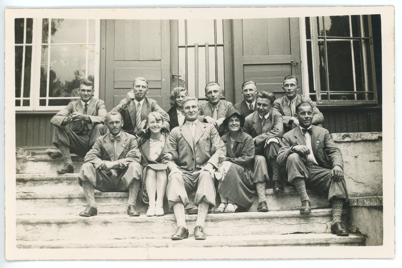 VS Sport jalgpallurid Falkpargi aias 1930. aastail