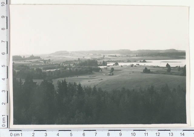 Looking at Hobusemägi, Otepää 1921