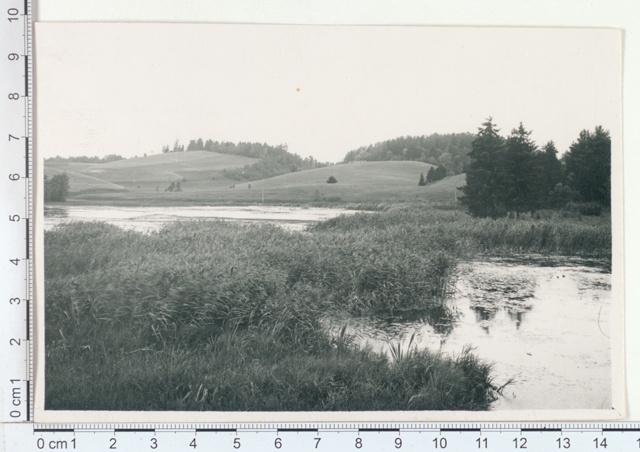 Landscape at Lutsu mill, Otepää 1921
