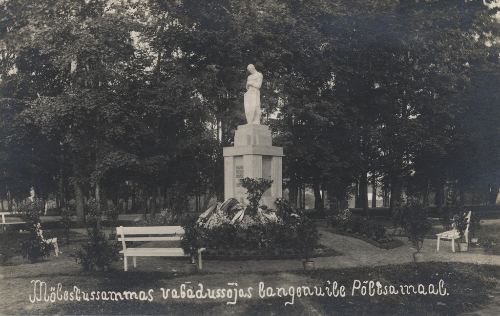 Monument for those who fell in the War of Independence in Põltsamaa