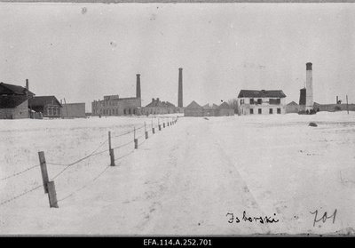 War of Liberty. In battles, the buildings of the chopper factory in Irboska have been broken.  duplicate photo