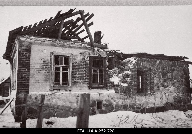 War of Liberty. In battles the broken house in Dubrovka village.