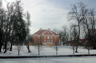 Palmse Manor's Gentleman House (the present appearance received 1782-85) rephoto