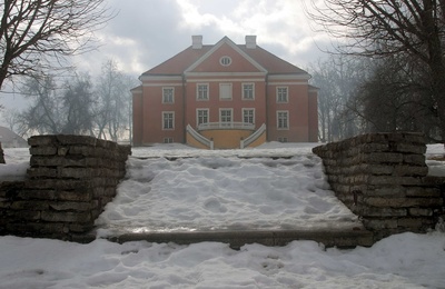 Palmse Manor's Gentleman House (the present appearance received 1782-85) rephoto