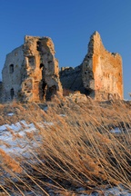 View of the ruins of the Tools Castle. rephoto