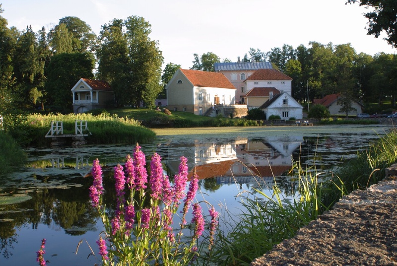 Vihula Manor (Viol), garden house in 1912. Haljala khk rephoto