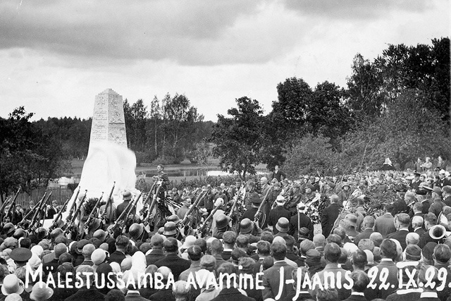 Opening of the memory pillar of the War of Independence