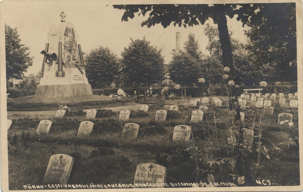 Pärnu : Honour and cemeteries of heroes who fell in the Estonian War of Independence