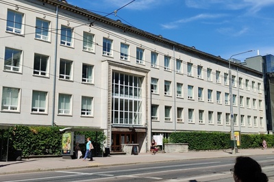 Buildings of the Tallinn Pedagogical Institute in Tallinn and elsewhere rephoto