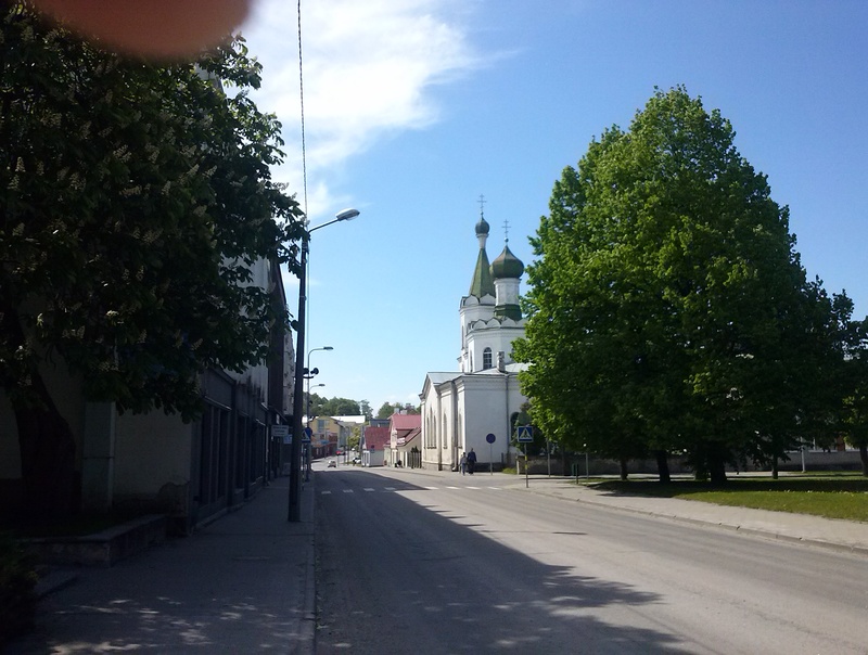 Peterburgi (Tallinna) tänav ap.-õigeusu kirikuga rephoto