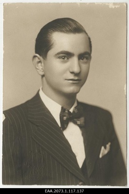 Hungarian young man Laci [Lazlo], portrait  duplicate photo