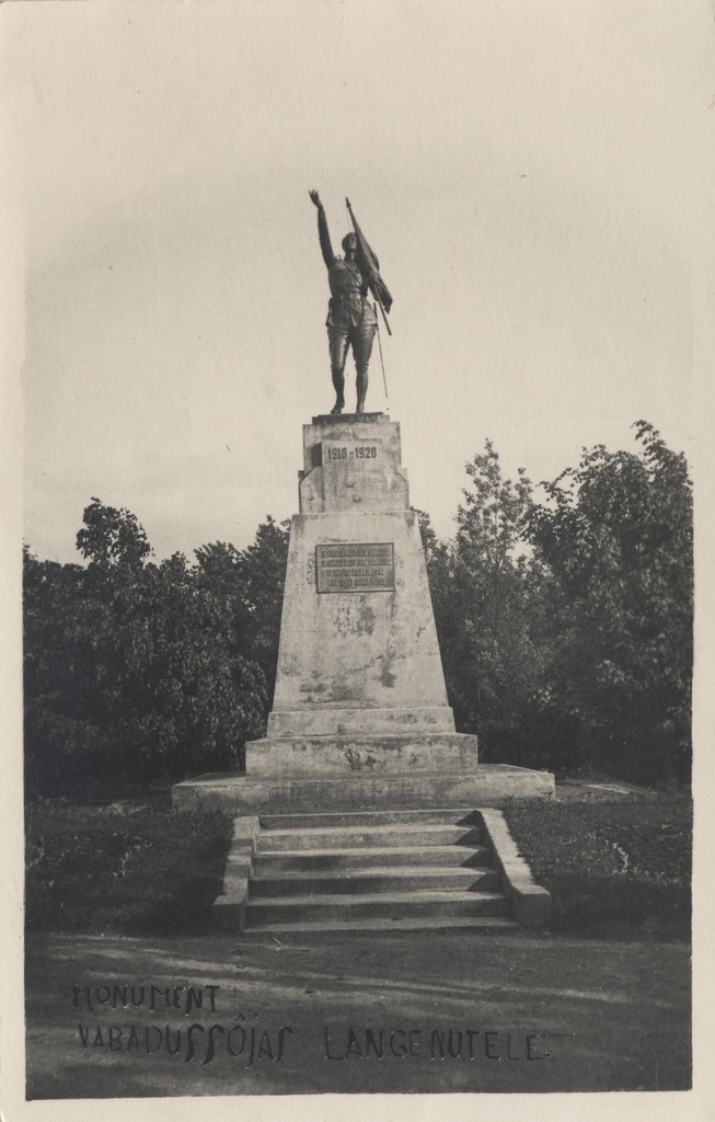 [valga] monument for the fallen in the War of Independence