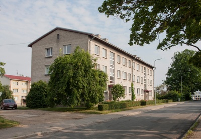 foto, Viljandi, Kaalu tn 11a, korterelamu, 1960, foto L. Vellema rephoto
