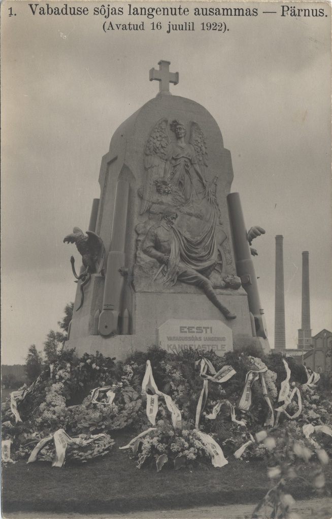 In Pärnu, the honesty of those who fell in the War of Freedom. : 1