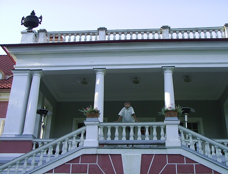 The main garden of Sagadi Manor in the back of the portion rephoto