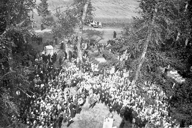 Construction of the memory pillar of the War of Independence