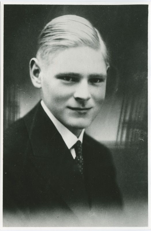 Paul Kents, geoloog, TTÜ-s assistent 1936.-1939.a., 1939.a. siirdus välismaale, Kanadasse, portree