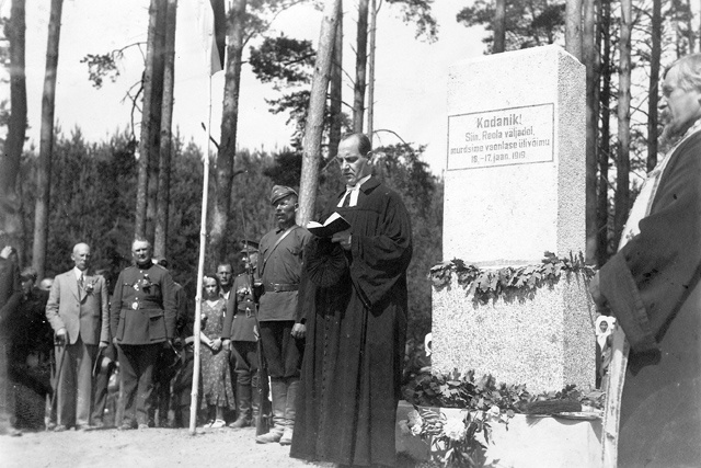 Opening of the memory pillar of the War of Independence