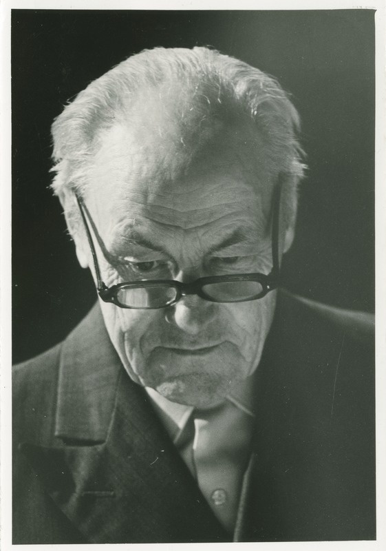 Leo Jürgenson, TPI professor, tehnikadoktor, ENSV teeneline teadlane, portree, 19.aug. 1981.a., foto: H. Maasikmets