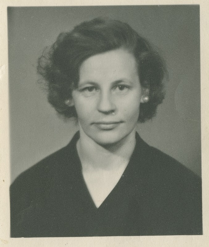 Selma Bazanova, TPI kehalise kasvatuse kateedri vanemõpetaja, 1981.a.