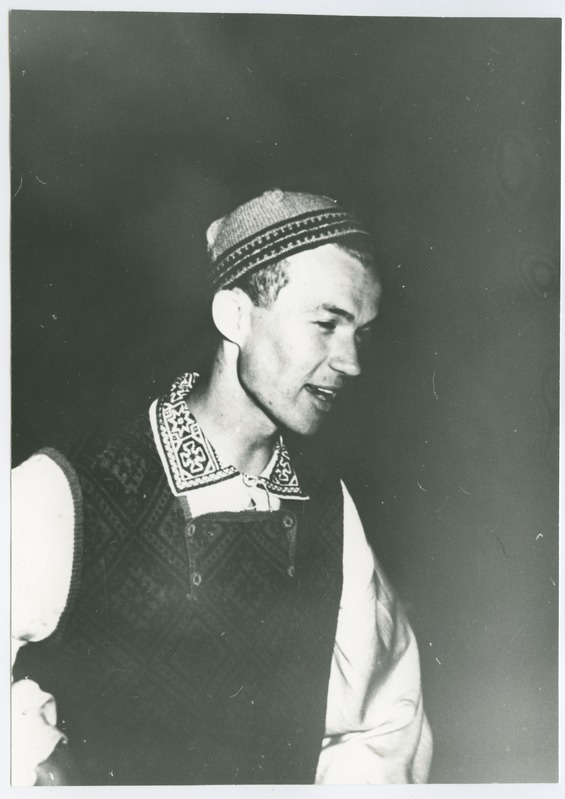 R. Lahtmets, kauaaegne TPI rahvatantsija, Kaunases, 8. mail 1960.a.