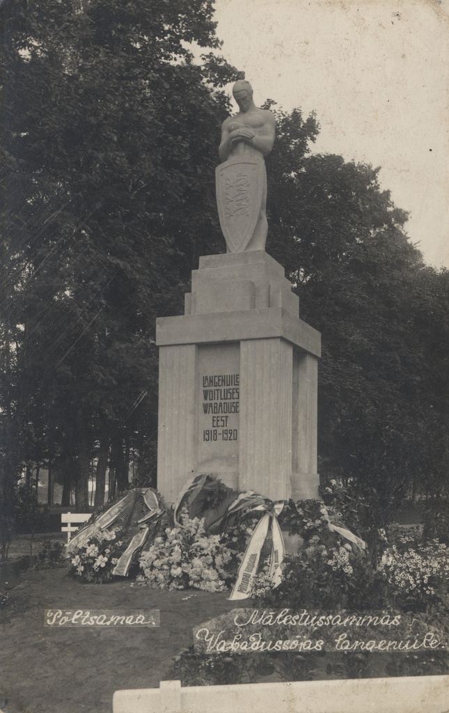 Põltsamaa monument for those who fell in the War of Independence