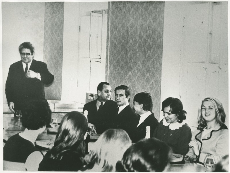 TPI majandusteaduskonna TE rühma "viimane kell", 1970.a.