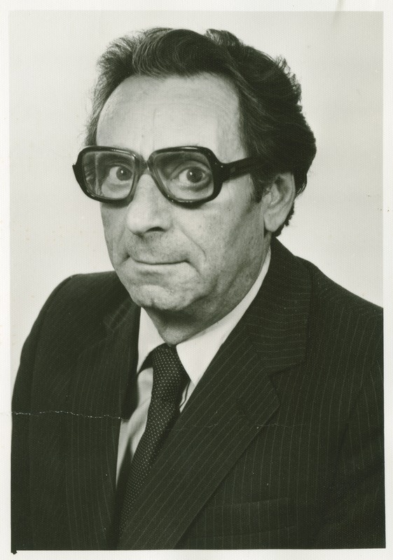 Salman Straž, TPI majandusteaduskonna dotsent, professor, majandusdoktor, portree, 1983.a.