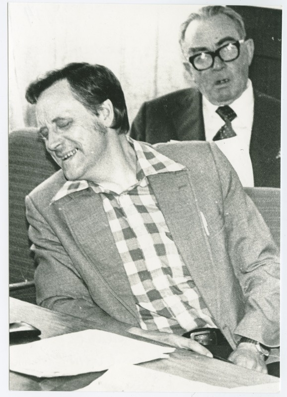 TPI rektor Boris Tamm oma 50. sünnipäeval, 23.juuni 1980.a.