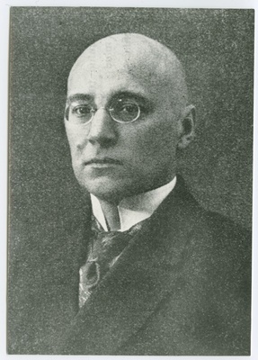 Villem Reinok, Tallinna Tehnikumi elektrotehnika osakonna esimene juhataja 1918.a., hiljem töötas soojustehnika laboratooriumis, portree  duplicate photo