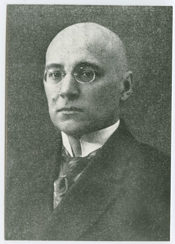 Villem Reinok, Tallinna Tehnikumi elektrotehnika osakonna esimene juhataja 1918.a., hiljem töötas soojustehnika laboratooriumis, portree