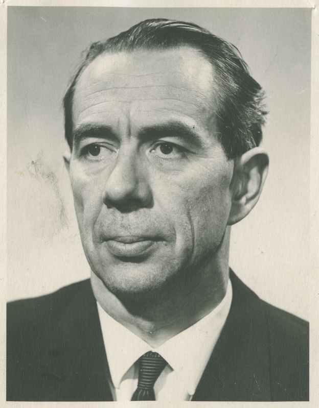 Boris Tamm, TPI kaugõppe prorektor, dotsent, portree, 1973.a.