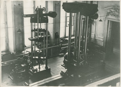 Tallinna Tehnikumi materjalide proovimise laboratoorium, masinaruum I, Pikk 20, 1928.a.  similar photo