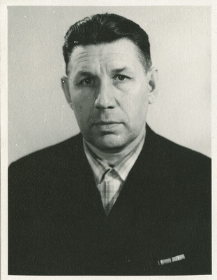 A. Grossmann, TPI majandusosakonna töötaja, Suure Isamaasõja veteran, portree  duplicate photo