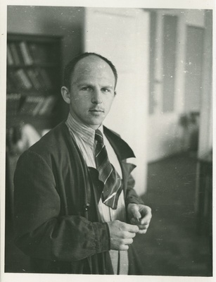 Aleksander Garšnek, TPI teoreetilise mehaanika kateedri õppejõud, 1949.-1952.a.  duplicate photo