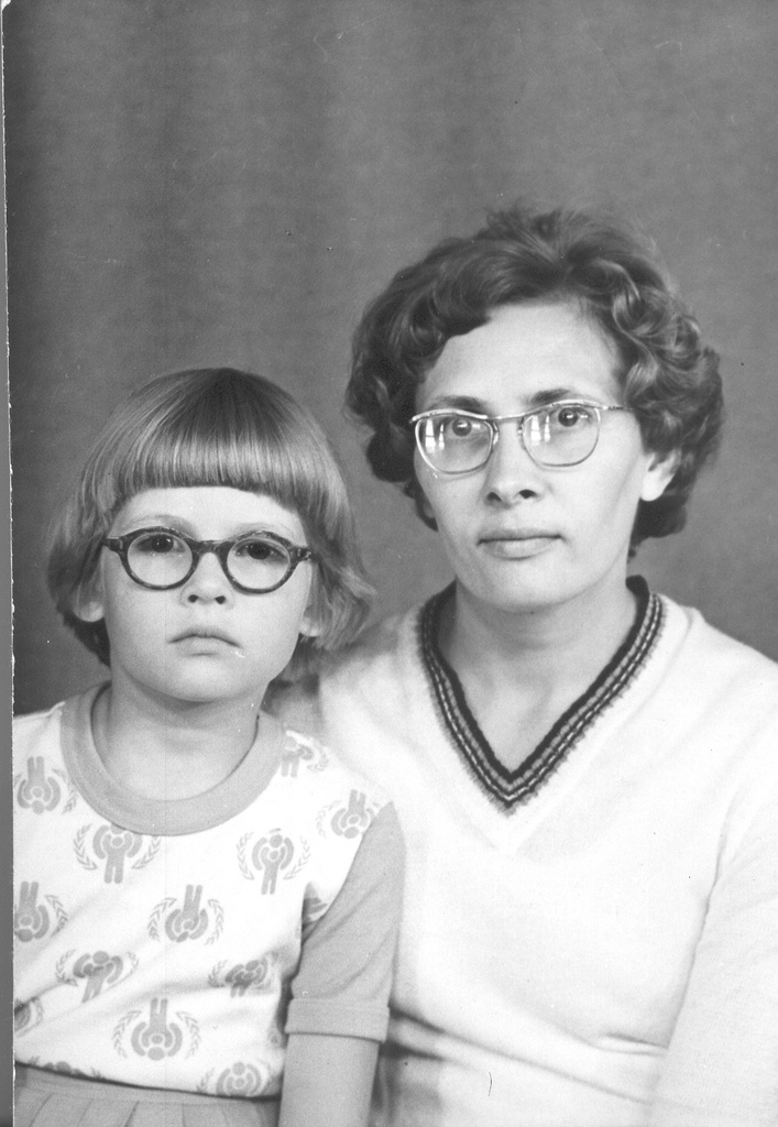 Foto.Paal, Taimi koos tütar Ulviga 1984.a.