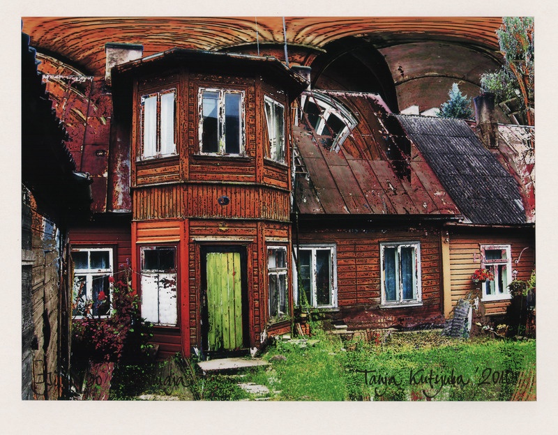 Foto (digigraafika). Jüri tn 30 hoovimaja. Võru 2010. a.