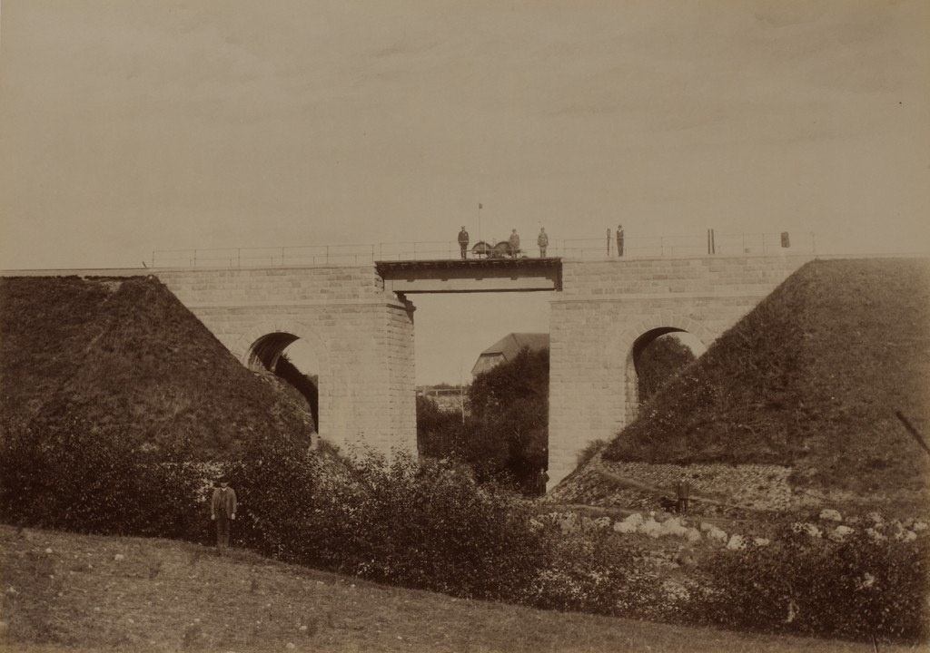 Raudteesild üle Laatre jõe / Railway bridge over the Laatre River
