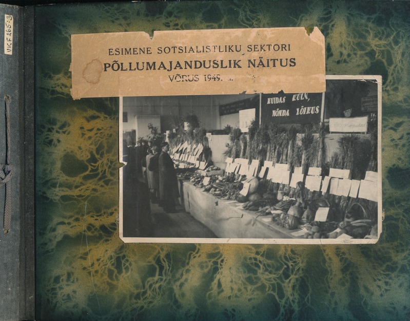 Fotoalbum. "Esimene sotsialistliku sektori põllumajandusnäitus Võrus 1949.a."