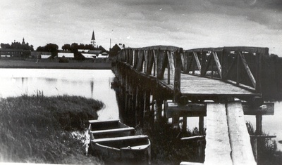 Foto. "Itaalia sild" Võru lähistel Võhandu jõel.  duplicate photo