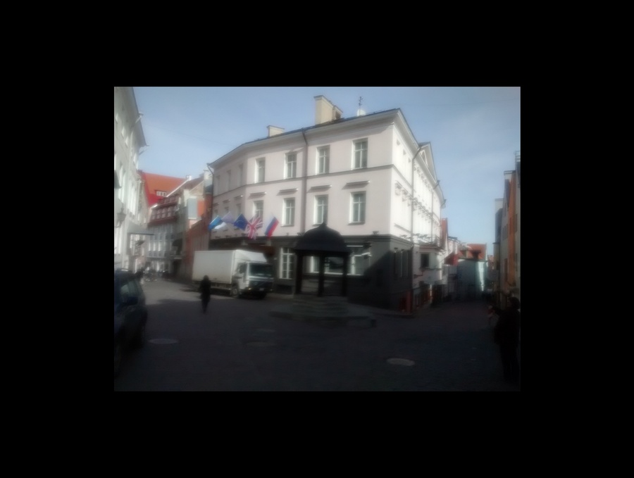 Rataskaevu ja Dunkri tänava nurk, "Hotell Peterburg" rephoto