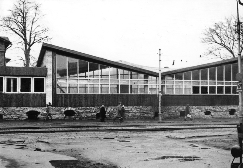 Eke Project Temporary Production Building, Later Thisgi Store, Building Opportunity. Architect Vello Hütsi