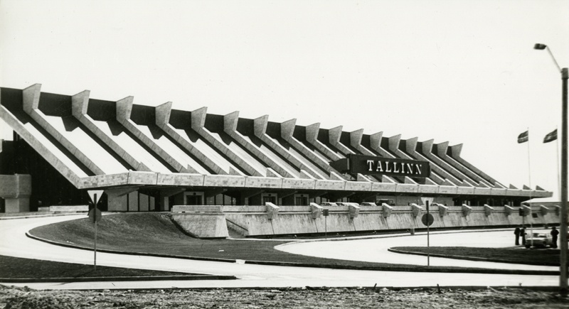 Tallinn Airport, view. Architect m. Piskov, Aeroprojekt