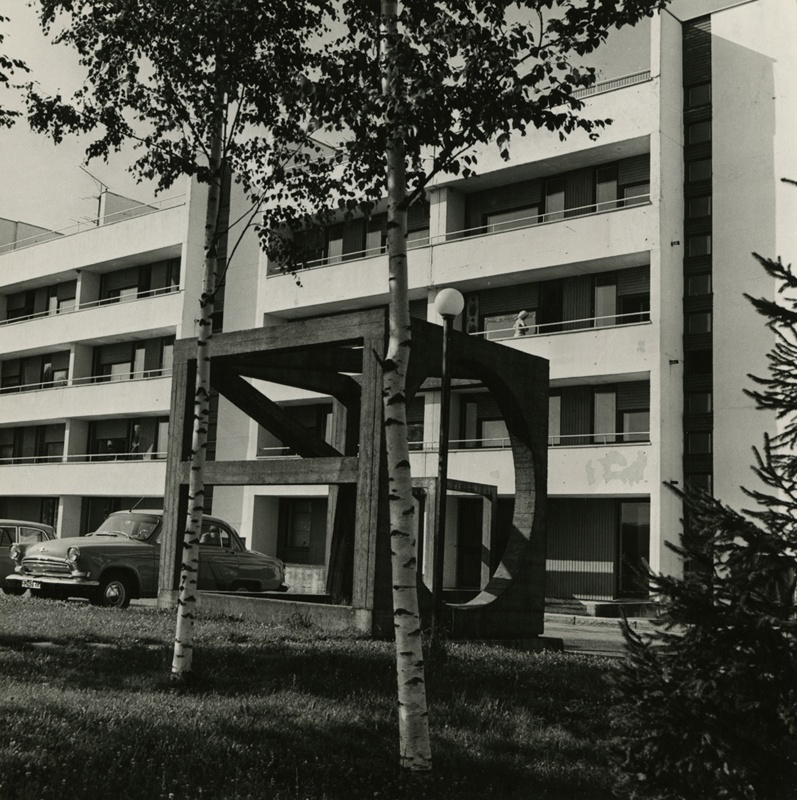 Architecture in Pärnus, view. Architect Leonhard Lapin