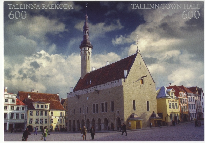 Postcard "Tallinna Raekoda 600"